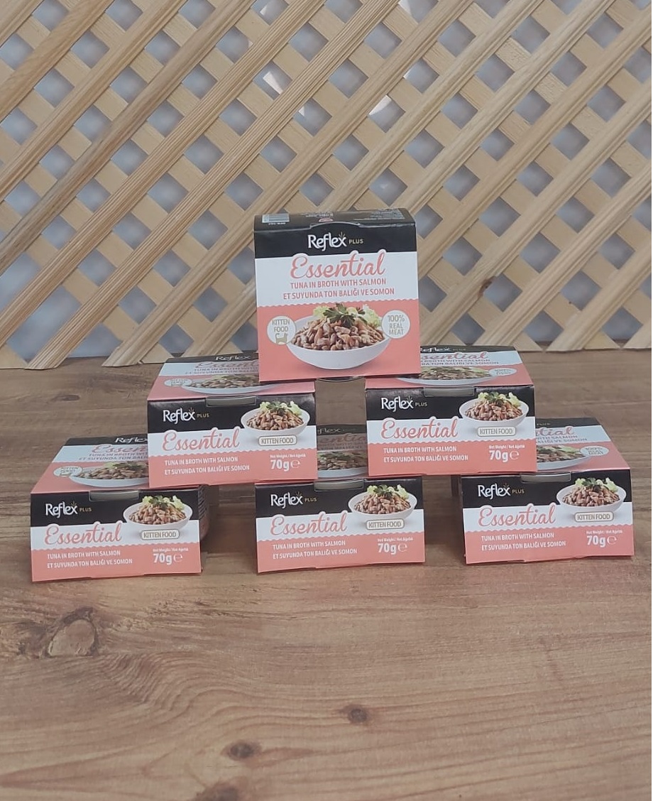 Reflex Plus Essential Balıklı Yetişkin Kedi Konservesi 70 Gr x 6 Adet